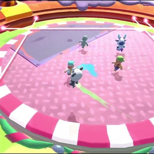 Jumping the laser in the game Stumble Guys #lazer