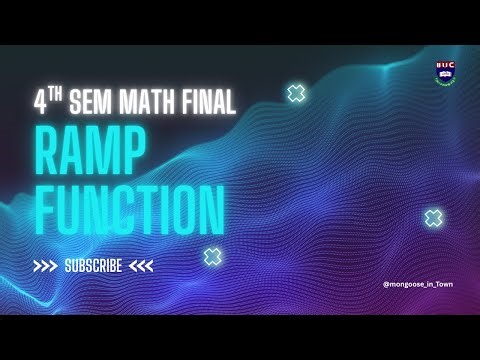 Ramp Function Explained | Step-by-Step Tutorial