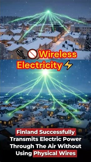 ⚡️🔌🚫Wireless Electricity🇫🇮Finland Transmits Electricity Through Air Without Wires