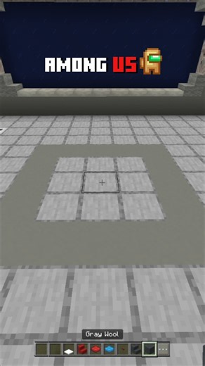 Can You Build This Among Us in Minecraft? 👀 #shorts#minecraft #minecraftshorts #amongus