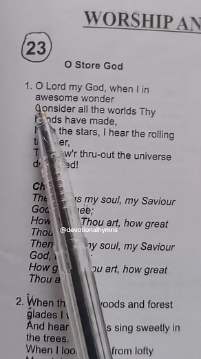 O Lord My God — Devotional Hymn Reflection