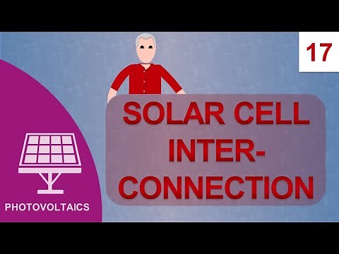 Solar Cell Interconnection: Course Photovoltaics #17