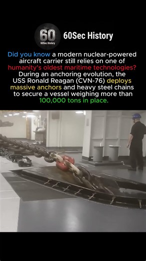 Aircraft Carriers Still Use Ancient Anchoring Tech #shorts