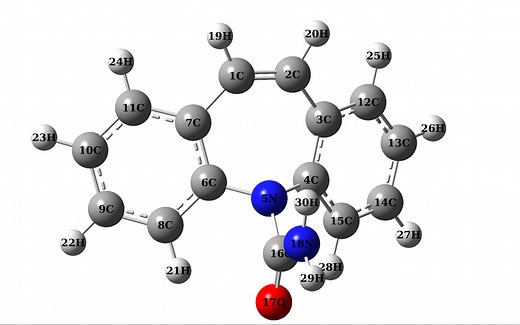 chk与fchk文件转化 使用Multiwfn画HOMO、LUMO
