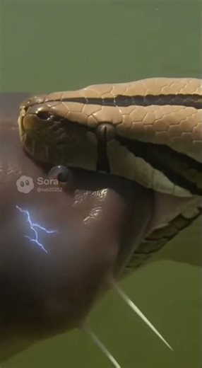 ⚡ Shock Battle: Python vs Electric Catfish in the Niger River! #Python #ElectricCatfish #NigerRiver