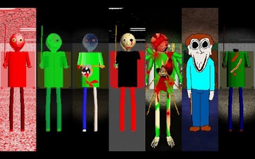 Everyone is Baldi's 7 Horror Mods - ALL PERFECT! #2