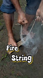 Fire String #primitivefirelighting #firethong #fblifestyle #selfsufficiency | dalemgumino