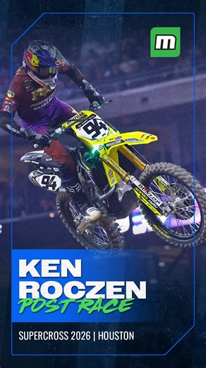 A near-win in Houston’s first Triple Crown of Supercross 2026 had Ken Roczen in two minds Post-Race, content with a podium but still left to reflect upon the most decisive moment of 450SX Race 3. Instead, third overall was the end result. 🔗 https://www.motoonline.com/us/post-race-2026-supercross-rd4-houston/ | MotoOnline