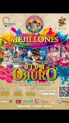 La Morenada Mejillones en el Concierto Viva Oruro