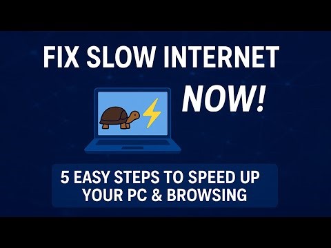 Fix Slow Internet on Windows NOW! ⚡️ 5 Easy Steps to Speed Up Your PC