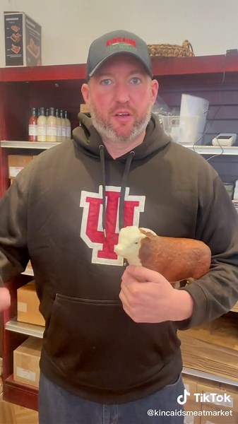 Difference between prime & choice meat 🥩 #foryou #fyp #local #butcher #steak #indiana #fypシ #butchershop #prime #choice