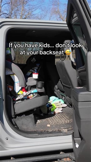 If You Have Kids Your Car Looks Like This… But This Fixes It in 2 Minutes @Crocodile Cloth #carcleaning #momlife #parentlife #dadhacks #carhack