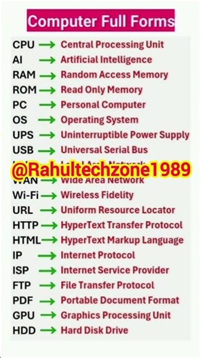 Computer full form #cpu #computer #knowledge #shortvideo #tranding #viralvideo#tranding #ganeshutsav