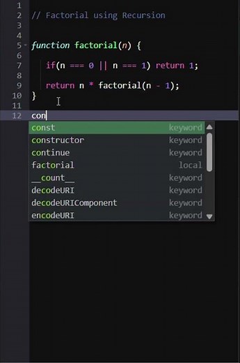 How to Find Factorial in JavaScript | Step by Step Explanation #coding #programminglanguage