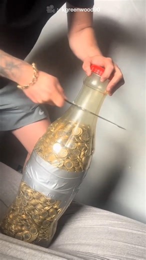 Coins Turned Into Gold Gift #shortsfeed