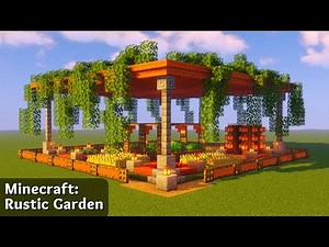 Minecraft: How To Build A Rustic Garden