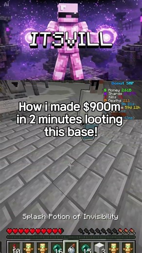 Huge raid #donutsmp #minecraft #drdonut