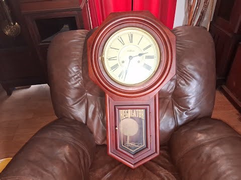 Repairing a Waltham regulator wall clock to give as a Christmas gift. I know too many videos today