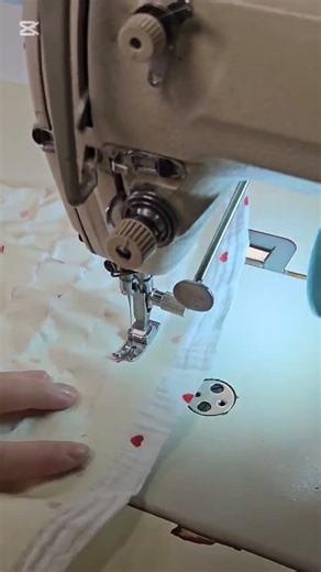 Shirring muslin with elastic thread🪡