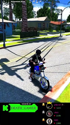 Ax 100 Gta V Roleplay Clip #parati #fyp #gtasanandreas #motos #fivemroleplay
