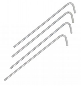 Camco Premium RV Outdoor Rug w/ Storage Bag and Stakes - 15' Long x 7' Wide - Gray Camco RV Rugs CAM