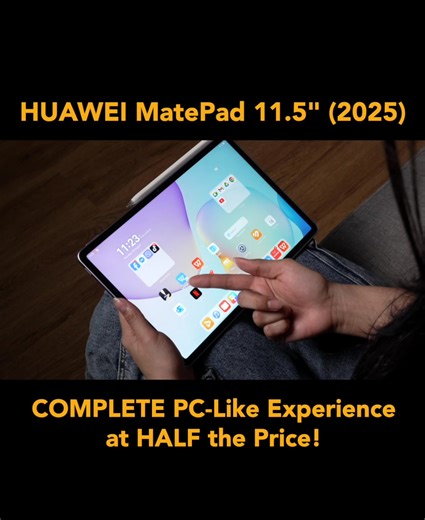 HUAWEI MatePad 11.5" (2025) - COMPLETE PC-Like Experience at HALF the Price! read full specs here: https://unboxdiaries.com/phones/huawei-matepad-11-5-2025/ | Unbox Diaries - Vince Domingo