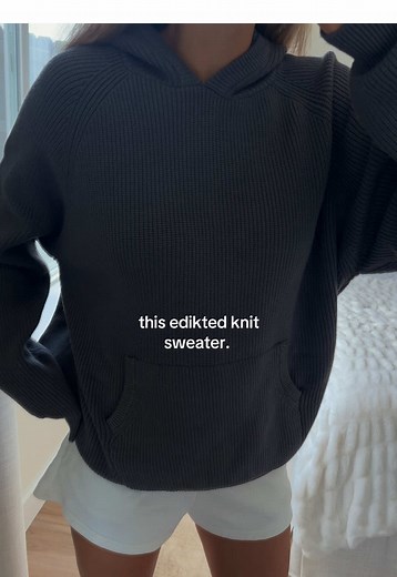 obsessed #edikted #ediktedhoodie #hoodie #knitsweater #knitwear @Edikted