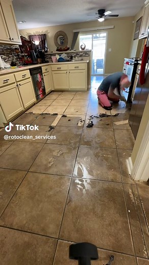 Floor finishes that are meant to make your floor shine will end up building up over time and making it look smudgy, will start peeling, chipping, peeling, and altogether looking awful. Stay away from any products with the word “shine” & “polish”. Its an extremely tedious process to remove them. #cleaning #steamcleaning #asmr #satisfying #floor #memphis Memphis Area Steam Cleaning & Stone Experts: RotoClean Services 901-644-8000 We offer a wide range of services, including: 💥Stone repair, honing