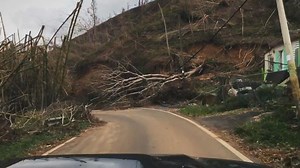 Scale of Hurricane Maria damage in Puerto Rico shown in road-trip video