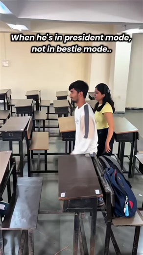 SCOE - S.A.I.T on Instagram: "He's Locked in..... . . . . . . [president, funny, bestie, work, events, college, memes] . . #foryou #explore #trending #fyp #collegememes"