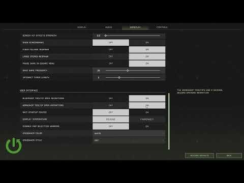 Icarus – How to Change User Interface Settings