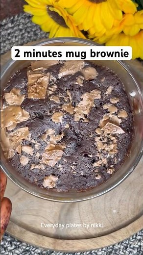 2-Minute Chocolate Mug Brownie Recipe ☕🍫
