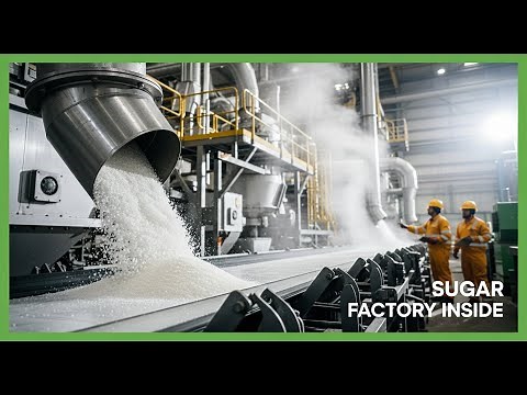 How Sugar Is Made In Factory - Massive Million Tons of Sugar Processing In Factory