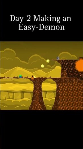Day 2 of making an Easy-Deamon #geometrydash #gd