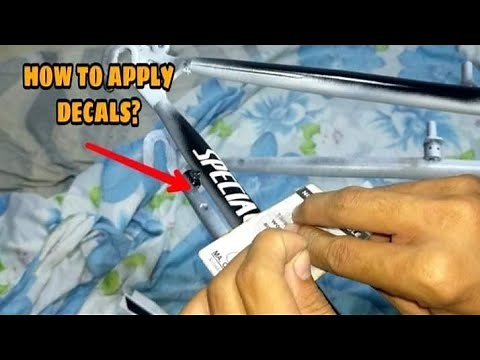 How To Apply Decals or Stickers On Your Bike | Jec Bisikleta