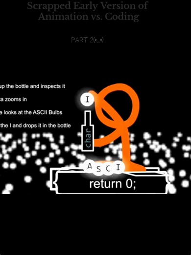 Scrapped Early Version of Animation vs. Coding
