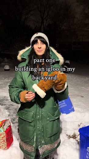 Igloo Building: Part 1 - DIY Ice House in Canadian Winter