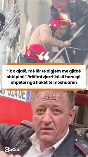 “Ik o djalë, më lër të d**gjem me gjithë shtëpinë” Rrëfimi zjarrfikësit hero që shpëtoi nga flakët