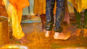 Indian Wedding Haldi Ceremony Video Stock Footage Video (100% Royalty-free) 1086165929 | Shutterstock