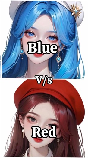 🔵 Blue vs ❤️ Red Dress Challenge | Which Look Wins? 😍 | Fashion Battle 2026 #Fashion #TrendingShorts
