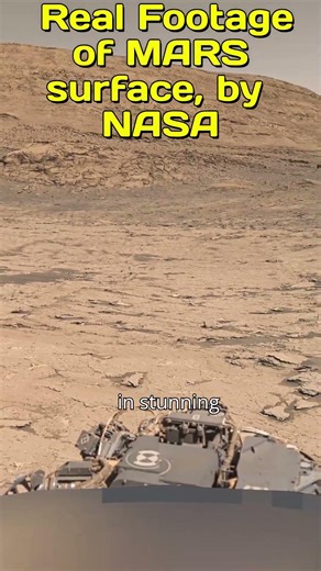 Stunning Real footage of MARS surface 😱 #nasa #space #mars