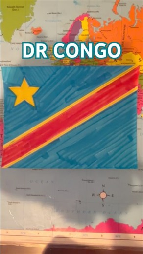 2026 World Cup Flags: DEMOCRATIC REPUBLIC OF THE CONGO 🇨🇩⚽️🏆