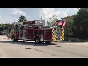 Delray Beach Fire-Rescue Station 111 Full House Response With Delray Beach Police!!!!