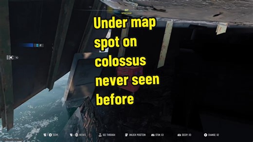 UNDER MAP SPOT IN COLOSSUS NEVER SEEN BEFORE #codglitch #bo7glitch #prophuntglitch #codprophunt #cod