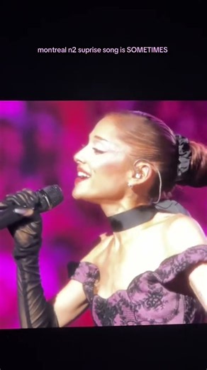 Ariana Grande performing Sometimes at Montreal (Night 2)!