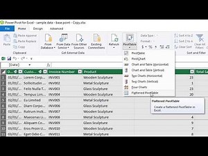 How to Insert Pivot Tables from Excels PowerPivot