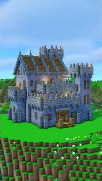 Day 2: Building a Bigger and Bigger Castle! 🏰 #minecraft #minecraftbuilding #minecraftbuilds