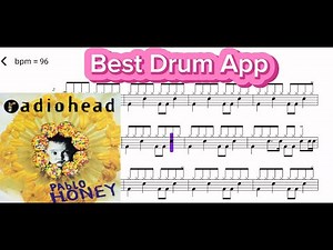 Radiohead - Creep Drum Sheets, Tutorial, TABS | Best Dum Application - InstaDrum | Beginner Drummer