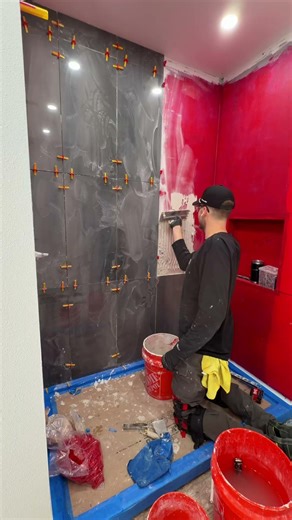 Shower Tile Installation
