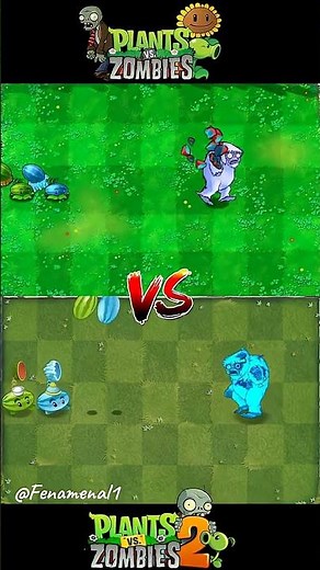 PVZ1 vs PVZ2 Team Plants vs Team Zombie u #pvz2 #plantsvszombies2